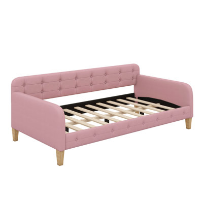 Upholstered Daybed With 4 Support Legs