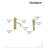 Angelsey Single-Hole Round Faucet with Pop-Up Drain, Single-Handle Bathroom Sink Faucet in Zirconium Gold-121643087