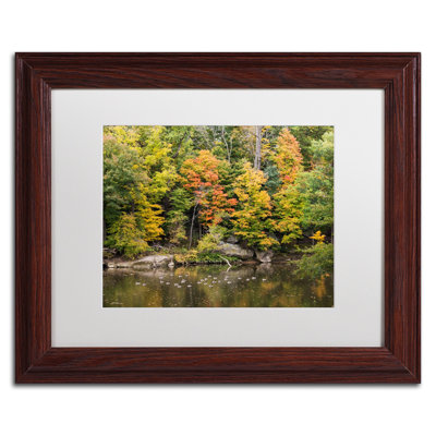 « early automne », reproduction de photo sur toile encadrée