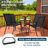 Stacking Patio Dining Armchair