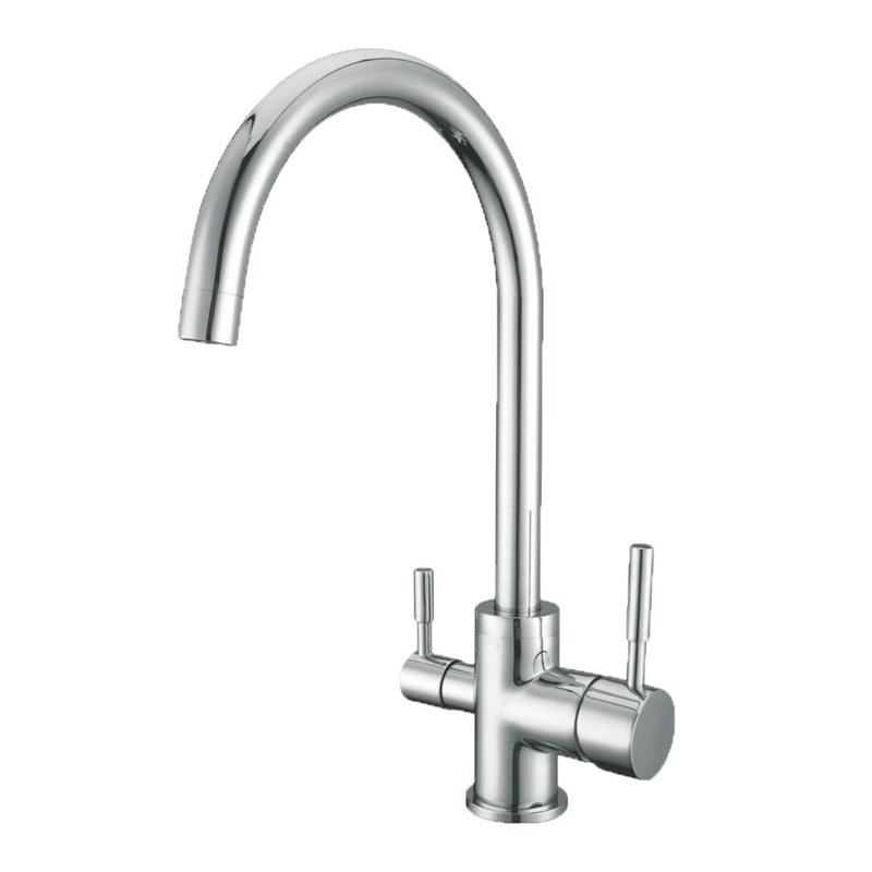 Vincennes Twin Lever 3-Way Tap (Triflow Tap), Chrome