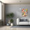 Art mural épique Graffiti «Tilt Shift 2» par Cheryl Warrick, 26 po x 34 po