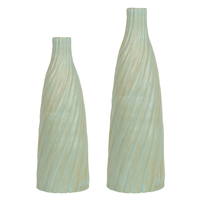 Hanley Handmade Ceramic Floor Vase, 54cm H x 18cm W x 18cm D, Black