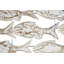 Décoration murale poisson en fer et bois texturé Albasia