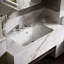 Iron Plains®Trough Rectangle Dual Mount Bathroom Sink with Overflow-557951687