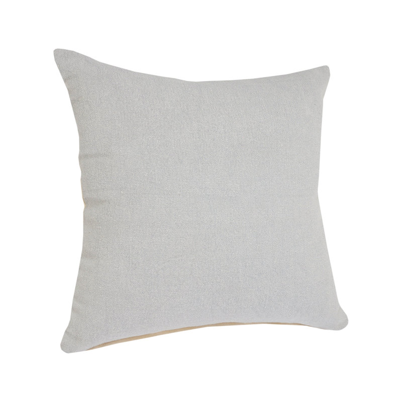 Contemporary Solid Color Stonewashed 100% Cotton Decorative Throw Pillow Cover, Light Gray/Micro Chip Gray