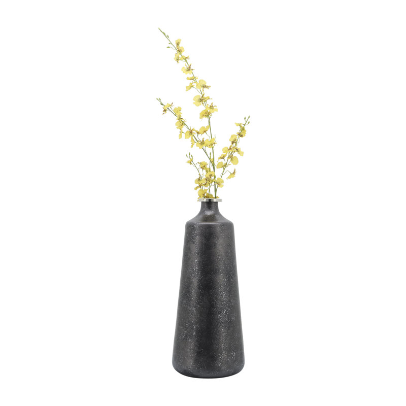 Glass Vases Metal Aluminum Modern Decorative Vase with Sleek Contemporary Profile and Versatile Design for Stylish Accent Display in Minimalist or Transitional Interiors