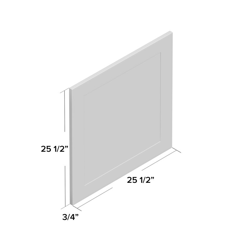 Waynesburg Solid Wood Flat Wall Mirror, 25.5" H x 25.5" W