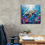 «Turtle In Corals» par Rich Monet, art mural sur toile-473788466