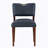 Midnight Blue Faux Leather Dining Chair - Set Of 2