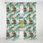 Motif tropical Coastal Vision - Rideau floral - Rideau occultant floral - 1 panneau-107549006