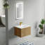 Lavabo de salle de bain rectangulaire encastré en céramique blanche avec trop-plein 24 po Dowell