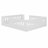Wood Platform Bed With Guardrail-341466302