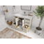 Meuble-lavabo sur pied simple 42 po avec plateau en quartz Alys-93399921