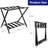 Folding Metal Luggage Rack - 2 Pack