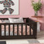 Lit de plancher avec clôture sans porte, lit de plancher en bois d'hévéa avec barrières de sécurité-2103315069