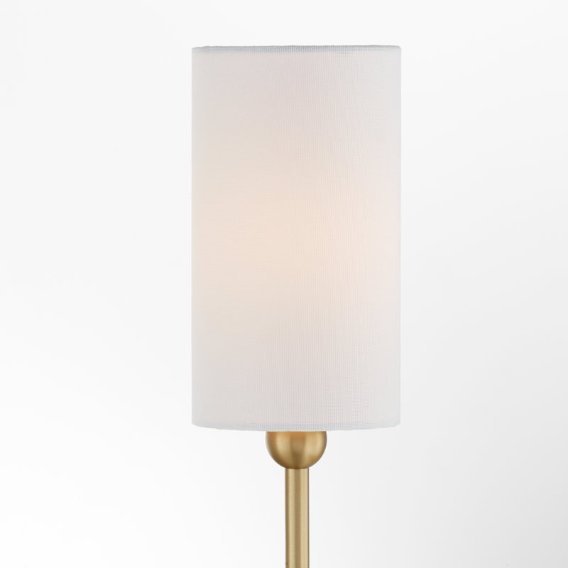 CHARLOTTE 1 Light Wall Mount, Aged Brass