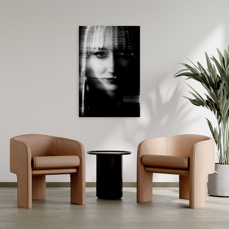 Art mural contemporain grand, H 36 po x l 24 po