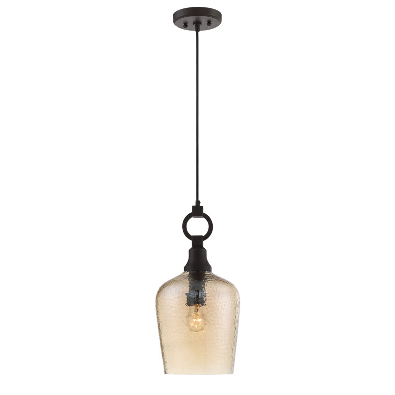 Luminaire suspendu en forme de dôme à 1 lumière Tahir