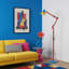Lampe de travail sur pied réglable Elian Modern Memphis
