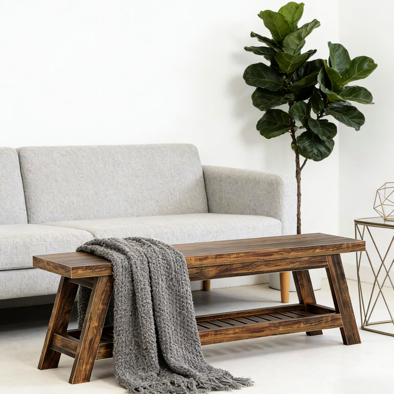 2-Tier Entryway Bench(Only Including Coffee Table)