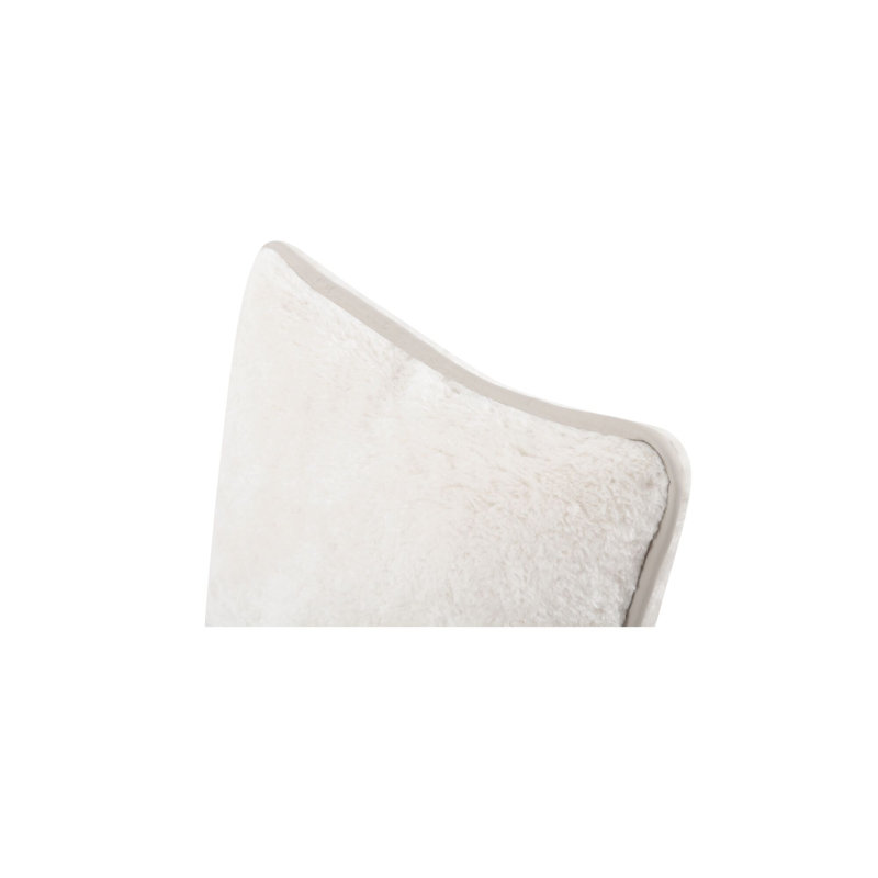 Carr 25In Cushion Faux Fur Cream