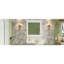 Armoire de salle de bain murale 20,14 lb, lignes élégantes, finition peinte, quincaillerie de haute qualité,