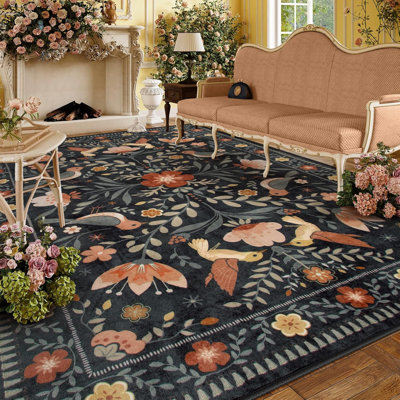  Tapis lavables Boho Bird