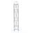 Bauerle Floor Wine Bottle Rack in Silver
