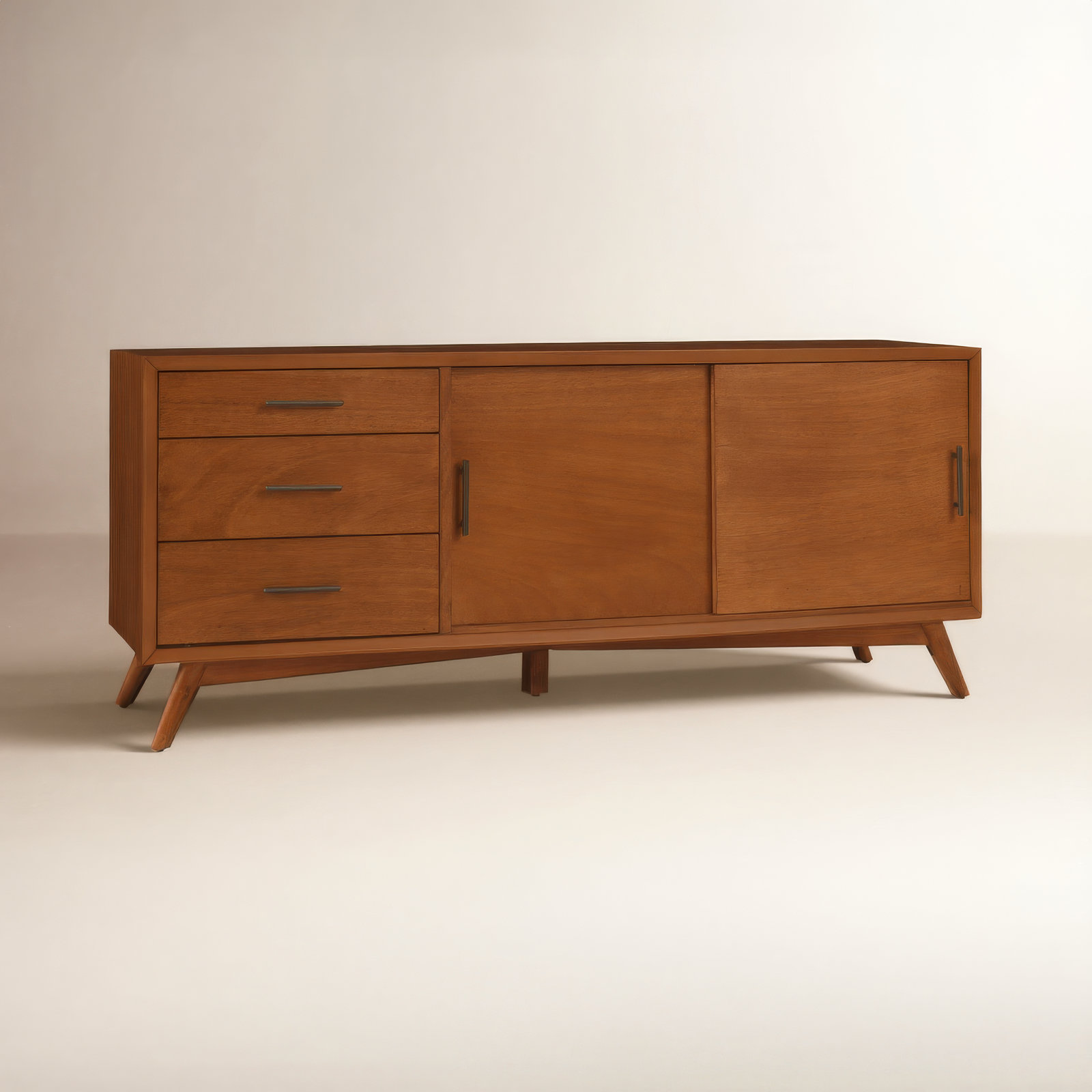 Williams 64" Mahogany TV Stand, Chestnut