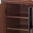 Painted four-door multi-functional accent cabinet