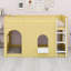 High Loft Bed with Cozy LED String Lights-1140246228