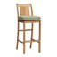Croquet 24.5" Patio Bar Stool with Cushion-2129122546-2129122555-2129069838