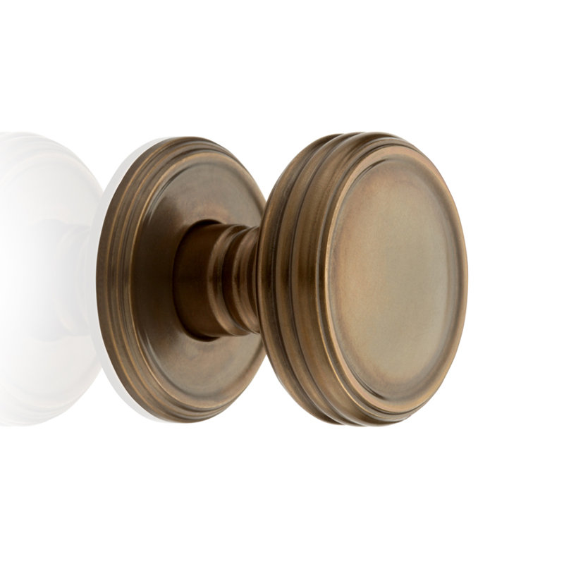 Poignée champignon Studio, Laiton vieilli, H 1,26 po x l 1,25 po x P 1,25 po