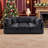 Modular Sectional Sofa With Ottoman & USB Ports Chenille Upholstery, L-Shaped Or U-Shaped Configurable-1425031490
