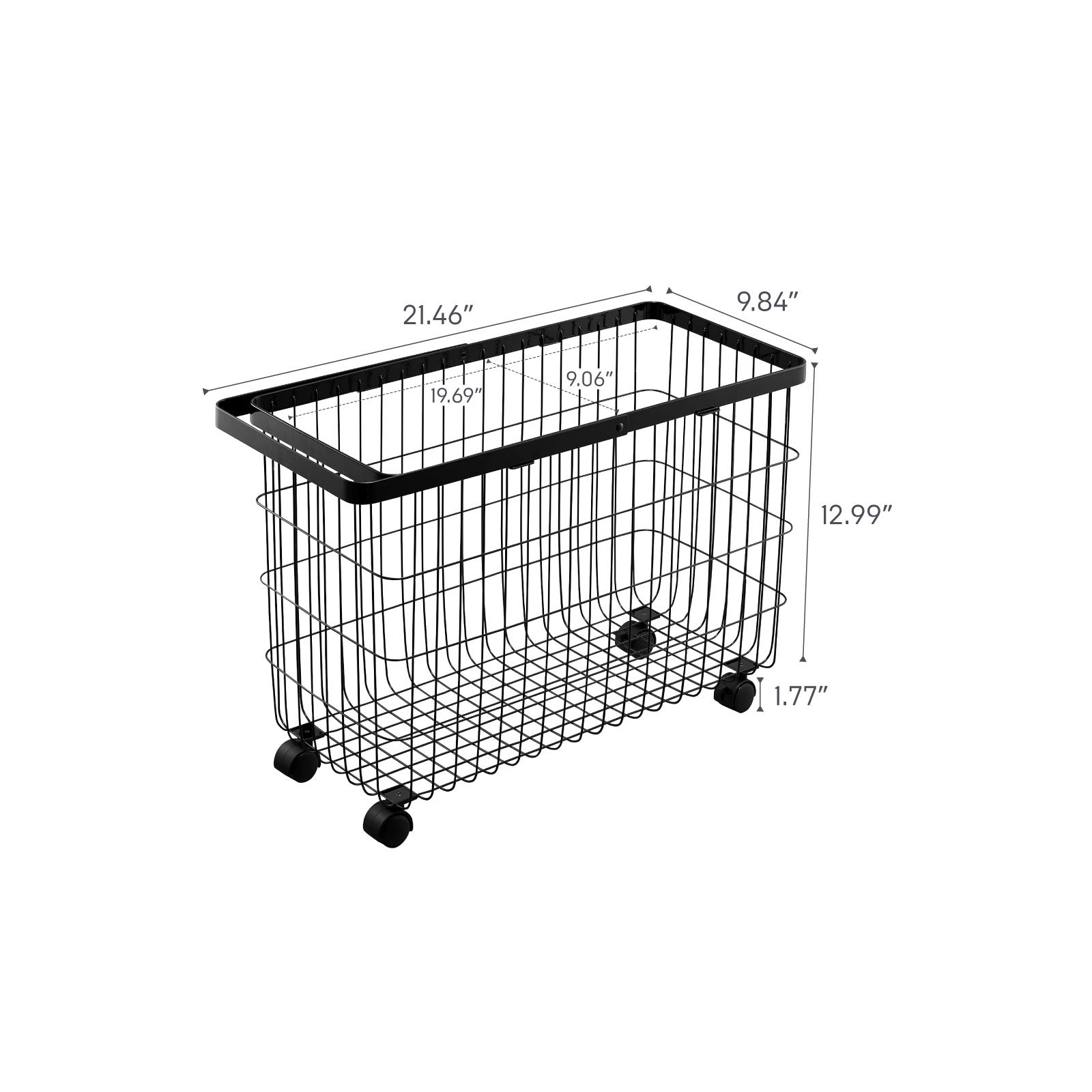 Laundry Basket, Black