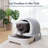 Jaidyn Plastic Litter Box Enclosure with Scoop