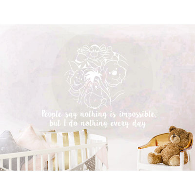 Décalcomanie murale winnie classic the pooh