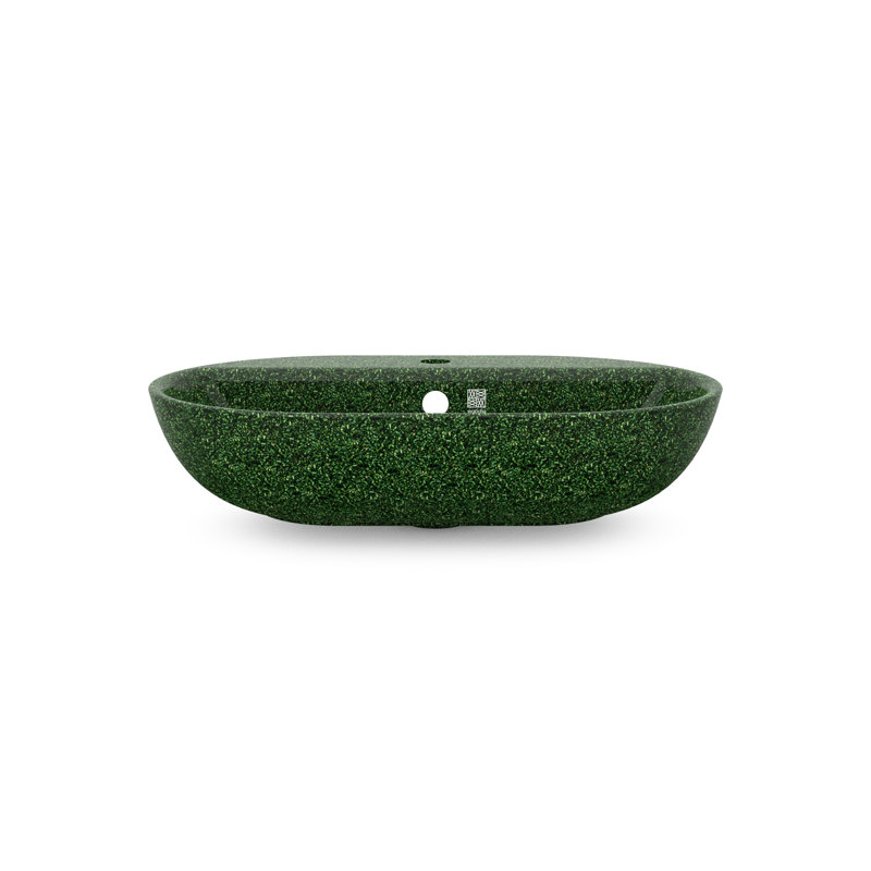 Soft60 23.62'' L Bathroom Sink, Moss