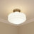 Ilona Glass Semi Flush Mount-261325310-261325281