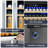 24" 220-Can Built-In/Freestanding Beverage Refrigerator for Beer & Soda Cooler with Glass Door,Blue LED and Reversible Door Drinks Fridge-118228652