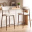 Tabouret de bar 26 po à hauteur de comptoir avec pieds en métal-253721409-253721413