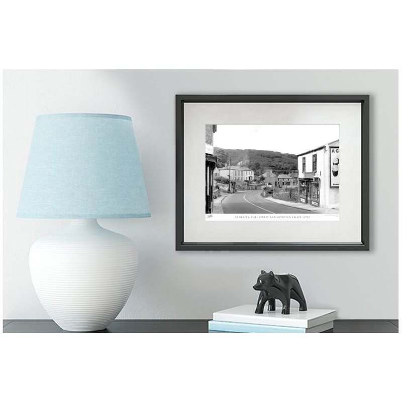 St Blazey, Fore Street And Luxulyan Valley C1955 by Francis Frith - Single Picture Frame Print, 28cm H x 36cm W x 2.3cm D