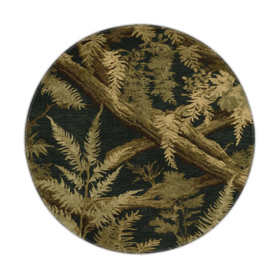 Nature Brown Indoor and Outdoor Area Rug