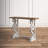 Allegan 41.7'' Solid Wood Top Console Table