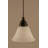 Cord Mini Pendant, Dark Granite Finish, 7″ Firre Saturn Glass-32464174-32464191-32464180