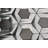 3" x 3" Metal Honeycomb Mosaic Wall Tile