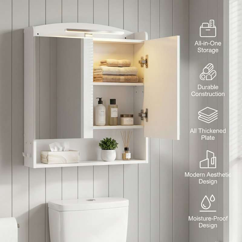 Mirror Bathroom Cabinet with Light