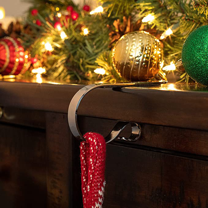 Porte-chaussette de Noël Christmas, Argent