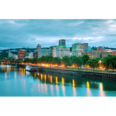 Chaswick " Downtown Portland Cityscape " by Andreykrav